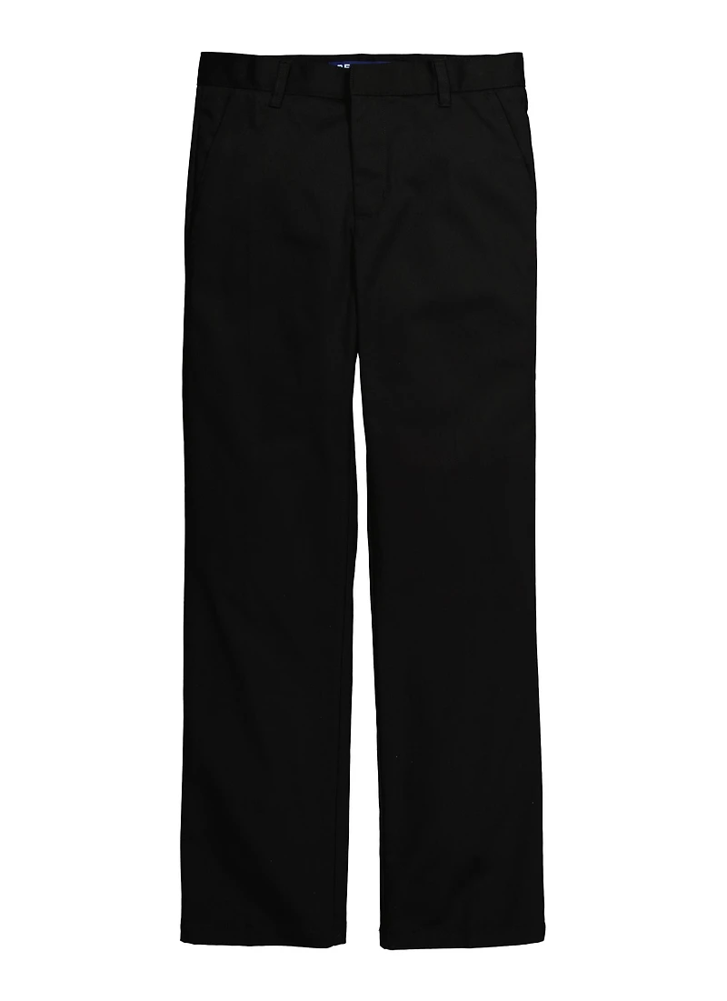 French Toast Boys 16-20 Chinos, Black, Size 16