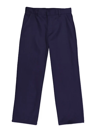 French Toast Boys 10-20 Husky Relaxed Fit Navy Chinos, Blue, Size 10H