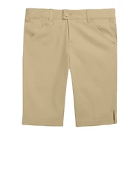 French Toast Girls 4-6x Mid Thigh Khaki Shorts, Khaki, Size 6