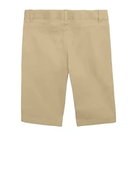 French Toast Girls 4-6x Mid Thigh Khaki Shorts, Khaki, Size 6