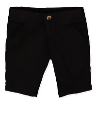 French Toast Girls 4-6x Mid Thigh Shorts, Black, Size 6