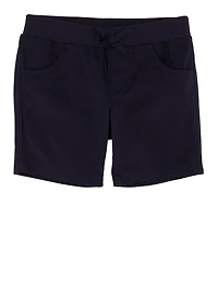 French Toast Girls 4-6x Pull On Stretch Twill Shorts, Blue, Size 4
