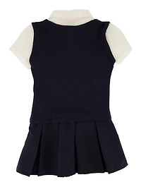 French Toast Girls 4-6x Short Sleeve Pleated Dress