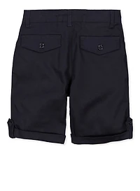 Girls School Uniform 2 Pack Tabbed Shorts Navy Size 7-14, Blue, Size 12