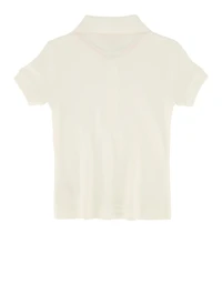 French Toast Girls 2T-4T Basic Polo Shirt, White, Size 3T