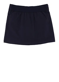 French Toast Girls 2T-4T Pleated Knot Scooter Skirt, Blue, Size 3T