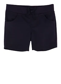 French Toast Girls 2T-4T Pull On Stretch Shorts, Blue, Size 4T