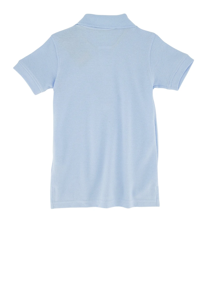 French Toast Boys 2T-4T Pique Polo, Blue,