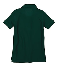 French Toast Boys 2T-4T Pique Short Sleeve Polo Shirt, Green, Size 4T