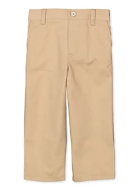 French Toast Boys 2T-4T Relaxed Fit Chinos, Khaki,