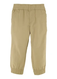 French Toast Boys 2T-4T Khaki Joggers, Khaki, Size 4T