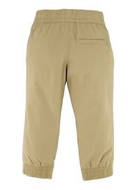 French Toast Boys 2T-4T Khaki Joggers, Khaki, Size 3T