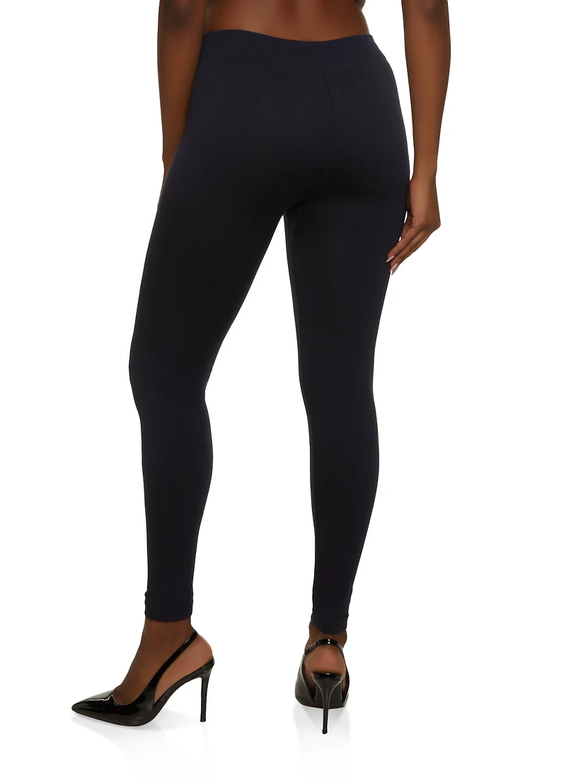 Basic Seamless French Terry Leggings