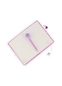 Unicorn Plush Secret Diary Set, Purple