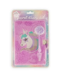 Unicorn Plush Secret Diary Set, Purple