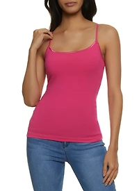 Solid Shelf Bra Cami
