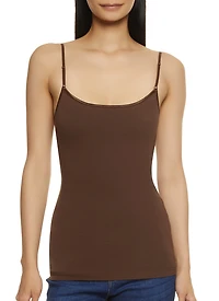 Solid Shelf Bra Cami