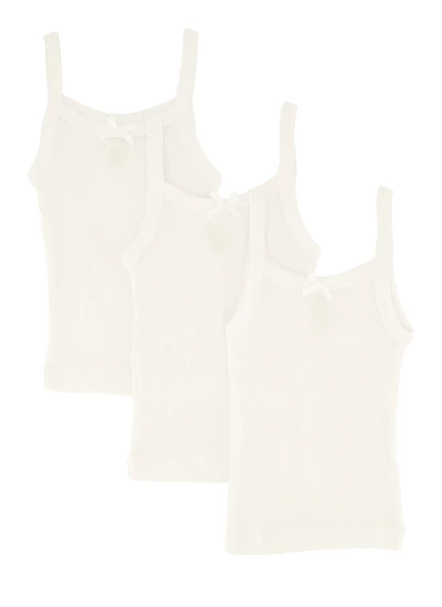 Toddler Girls Camis 3 Pack, White,