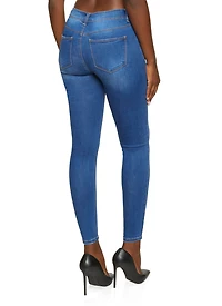 Womens WAX Whiskered Jeans, Blue, Size 5