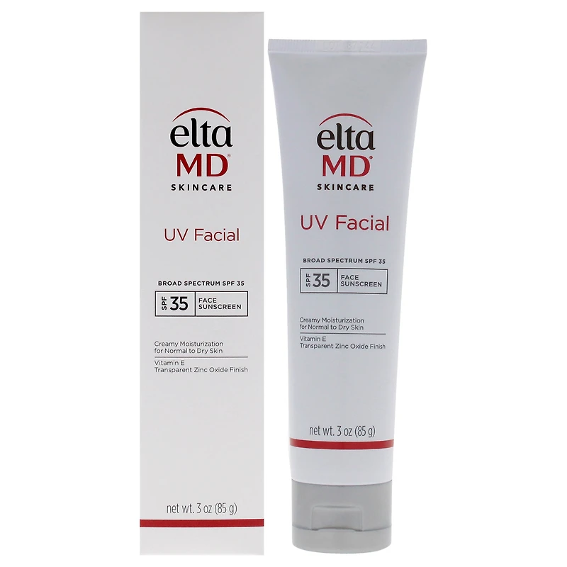 UV Facial Sunscreen SPF 30 by EltaMD for Unisex - 3 oz Sunscreen