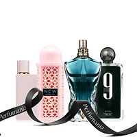 Her Elixir by Burberry, Rave Now by Lattafa, Le Beau by Jean Paul Gaultier, and Afnan by Afnan.