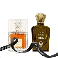 Khamrah by Lattafa and Oud Noir Vodka by Rai Phalail