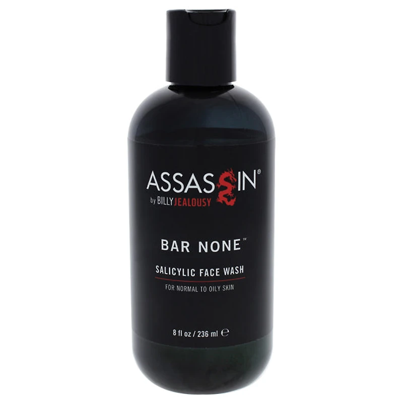 Bar None Salicylic Face Wash by Billy Jealousy for Men - 8 oz Cleanser