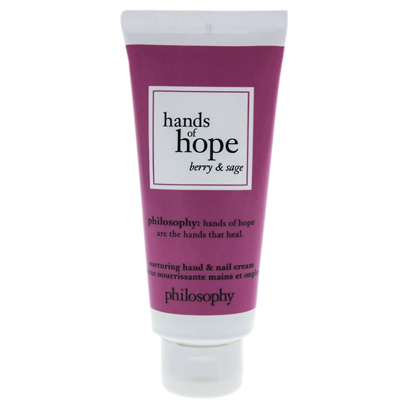 Hands of Hope - Berry And Sage Cream by Philosophy for Unisex - 1 oz Hand Cream