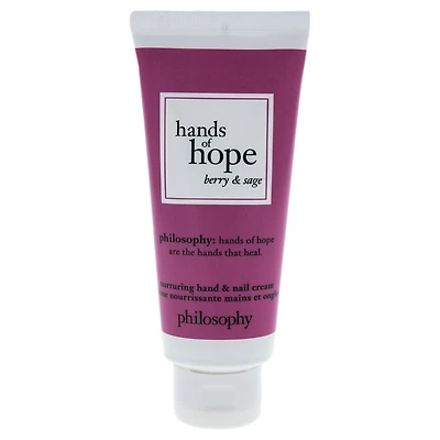 Hands of Hope - Berry And Sage Cream by Philosophy for Unisex - 1 oz Hand Cream