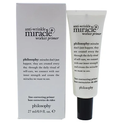 Anti-Wrinkle Miracle Worker Primer Plus Line-Correcting Primer by Philosophy for Women - 0.9 oz