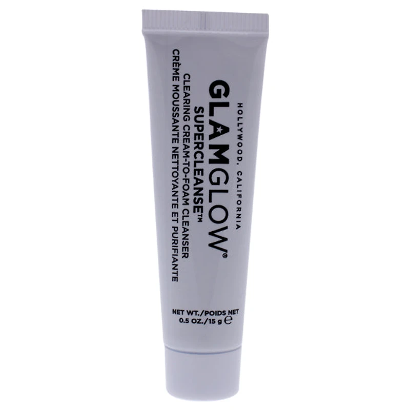 Supercleanse Clearing Cream-to-Foam Cleanser by Glamglow for Unisex - 0.5 oz Cleanser