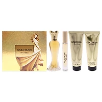 Gold Rush by Paris Hilton for Women - 4 Pc Gift Set