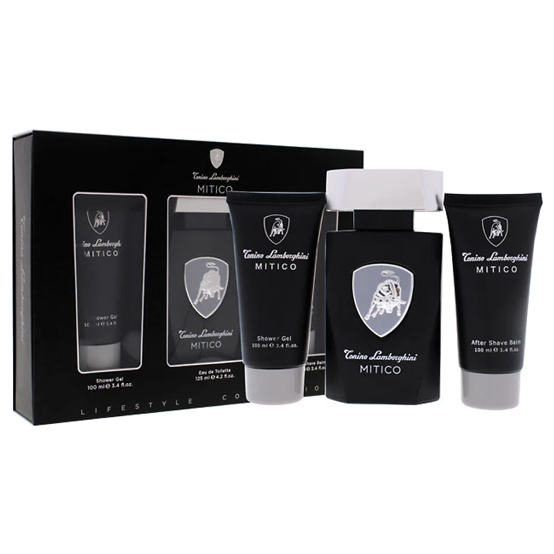 Mitico by Tonino Lamborghini for Men - 3 Pc Gift Set