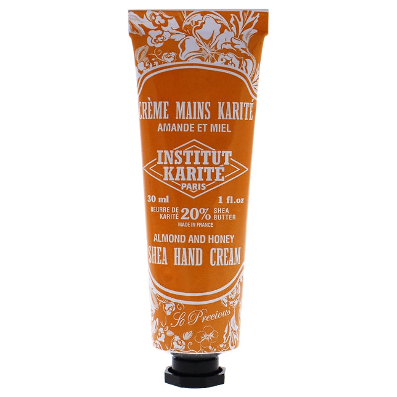 Paris Shea Hand Cream So Precious - Almond And Honey by Institut Karite for Unisex - 1 oz Cream