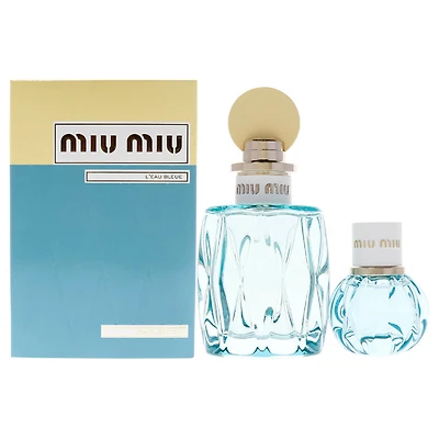 Leau Bleue by Miu Miu for Women - 2 Pc Gift Set