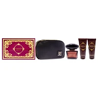 Versace Crystal Noir by Versace for Women - 4 Pc Gift Set
