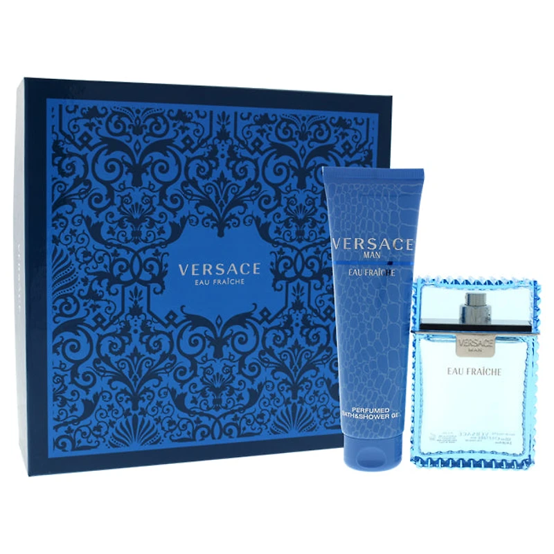 Versace Man Eau Fraiche by Versace for Men - 2 Pc Gift Set