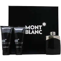 Mont Blanc Legend by Mont Blanc for Men - 3 Pc Gift Set