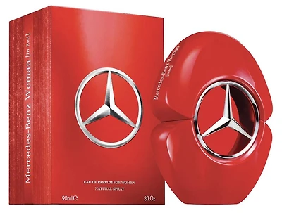 Mercedes Benz Woman In Red Perfume