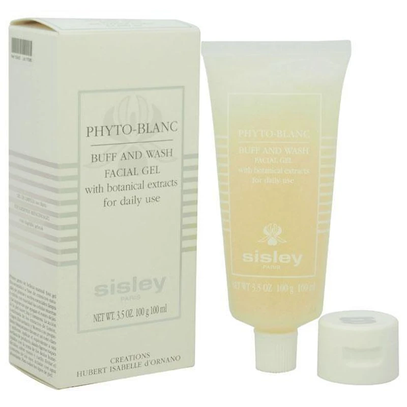Phyto- Blanc Buff and Wash Facial Gel by Sisley for Unisex - 3.5 oz Gel