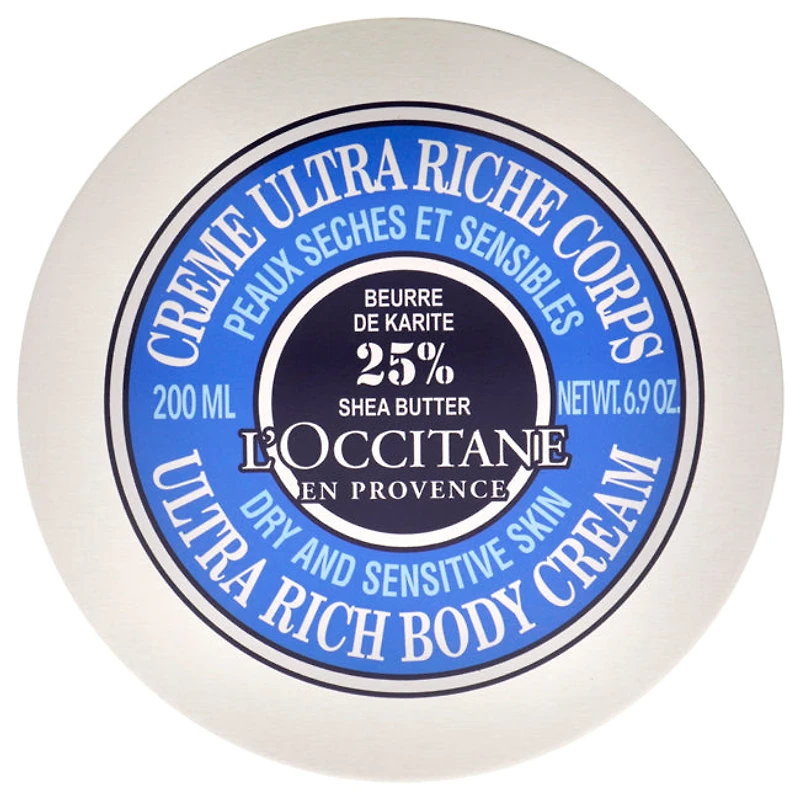Shea Butter Ultra Rich Body Cream by LOccitane for Unisex - 6.9 oz Body Cream