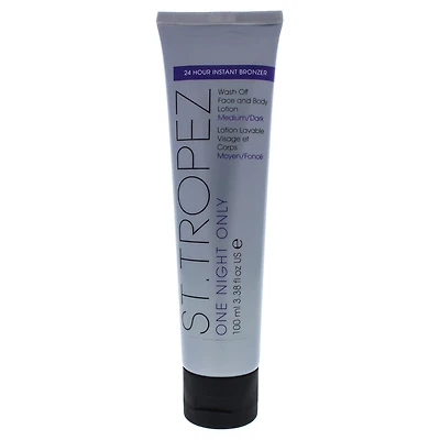 One Night Only - Medium,Dark by St. Tropez for Unisex - 3.38 oz Lotion