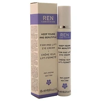 Keep Young and Beautiful Firm and Lift Eye Cream by REN for Unisex - 0.5 oz Eye Cream