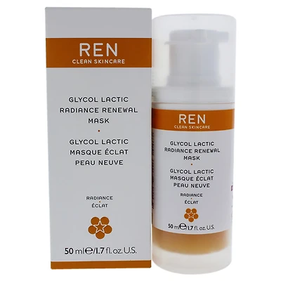 Glycol Lactic Radiance Renewal Mask by REN for Unisex - 1.7 oz Mask
