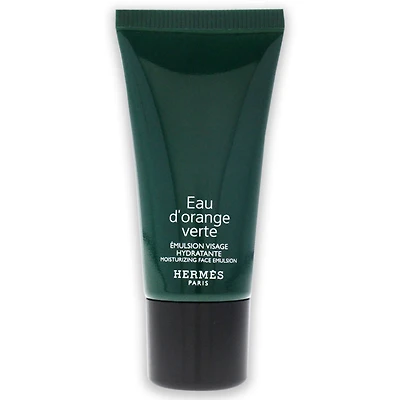 Eau DOrange Verte Moisturizing Face Emulsion by Hermes for Unisex - 0.5 oz Emulsion