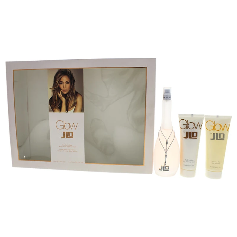 Glow by Jennifer Lopez for Women - 3 Pc Gift Set