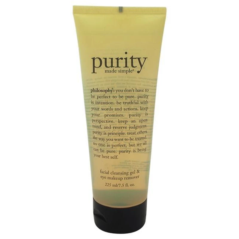 Purity Made Simple Foaming Facial Cleansing Gel and Eye Makeup Remover by Philosophy for Women - 7.5