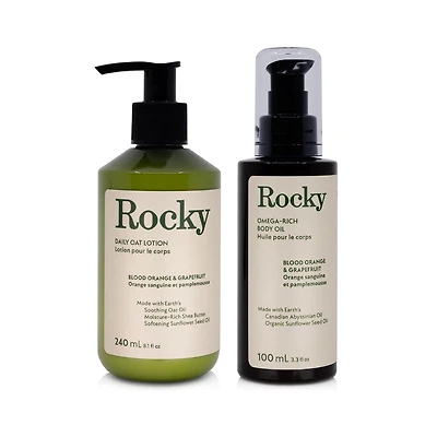 Blood Orange & Grapefruit Body Oil & Daily Oat Lotion Bundle