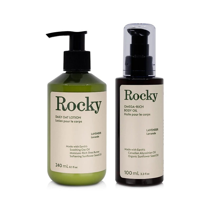 Lavender Body Oil & Daily Oat Lotion Bundle