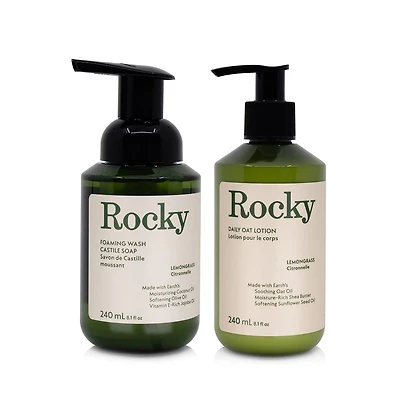 Lemongrass Foaming Wash and Oat Lotion Bundle